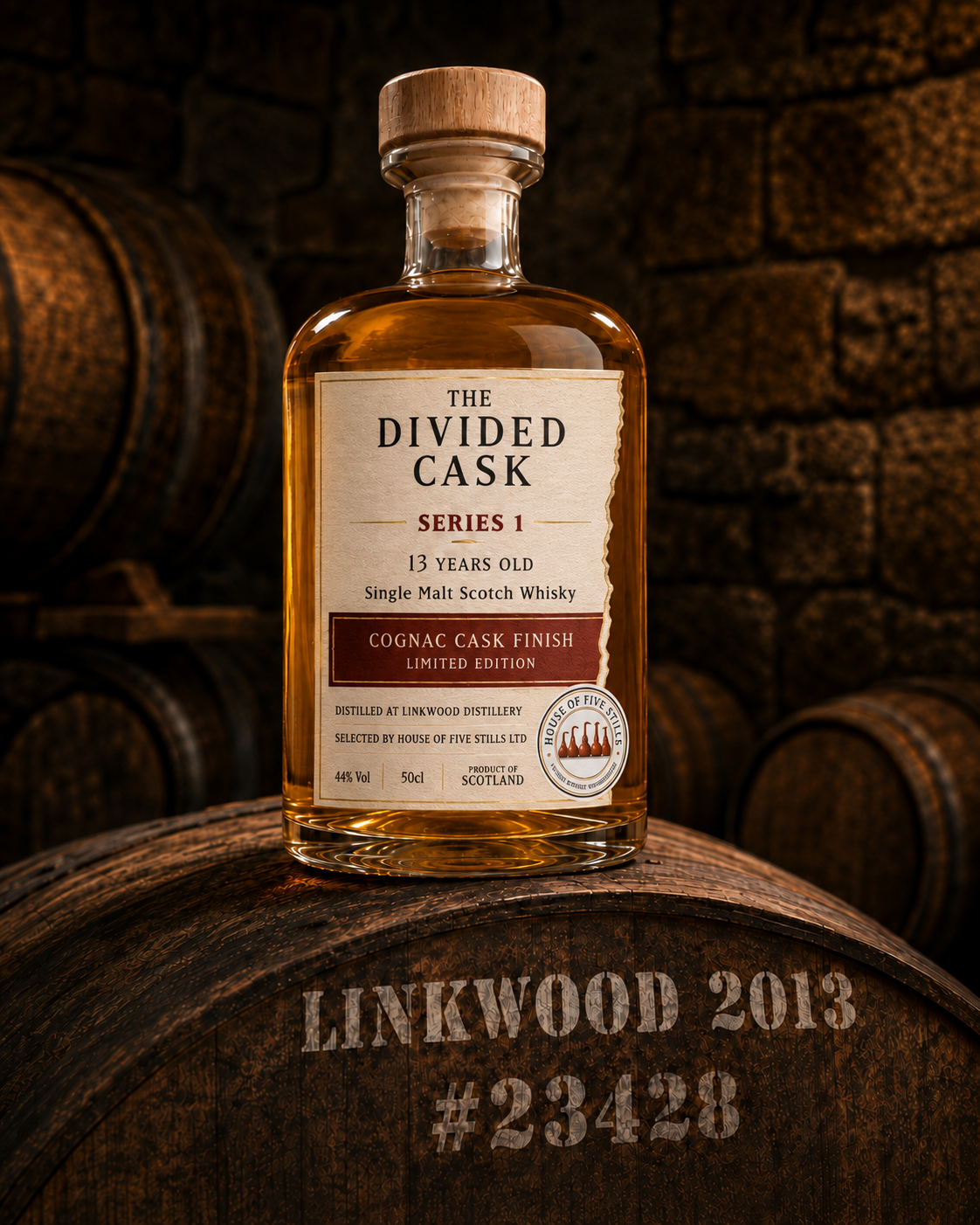 Cognac Cask Finish bottle